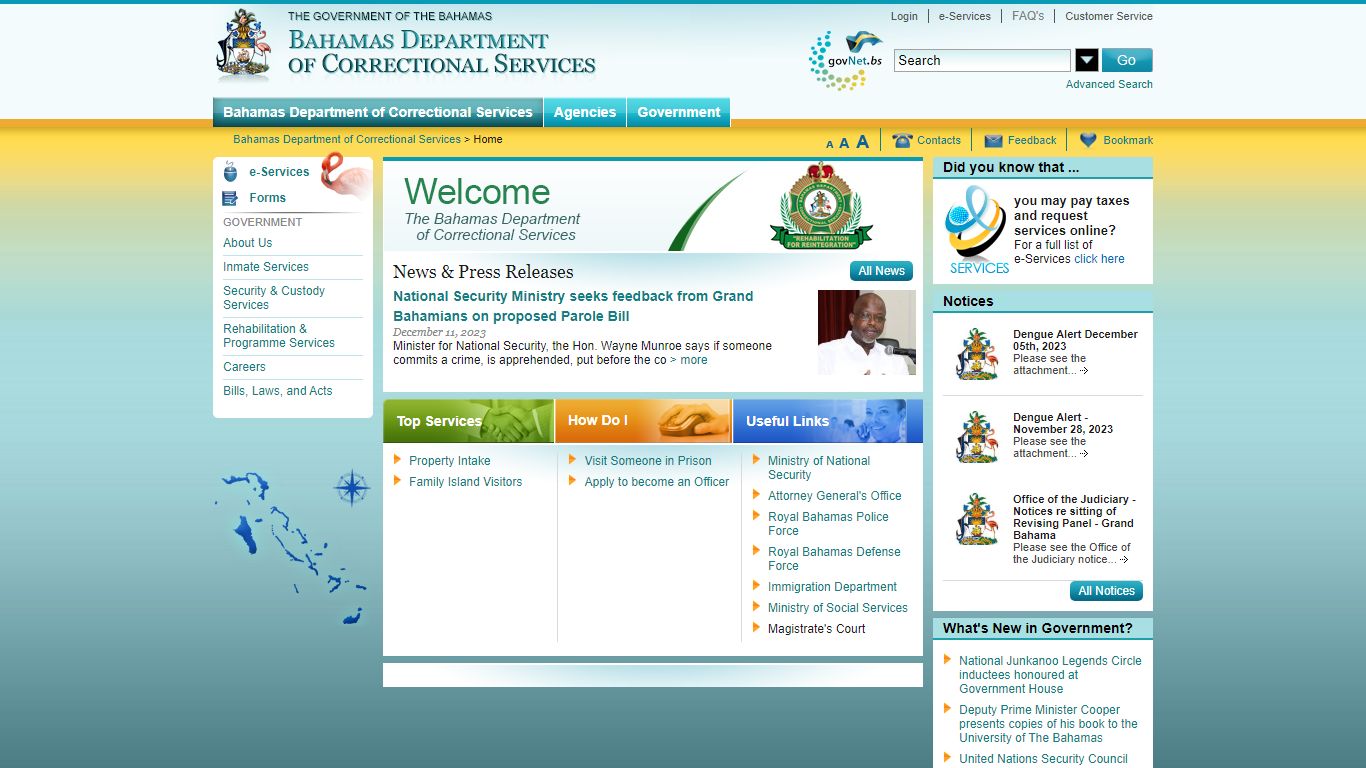 Home - Bahamas Department of Correctional Services